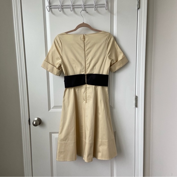 Kate Spade Havana Almond Fit and Flare Dress Size 4 - Picture 4 of 8
